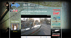 Desktop Screenshot of bigwaterfishing.com