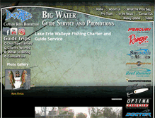 Tablet Screenshot of bigwaterfishing.com